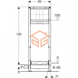 Инсталляция для душевых систем Duofix Geberit 111.580.00.1