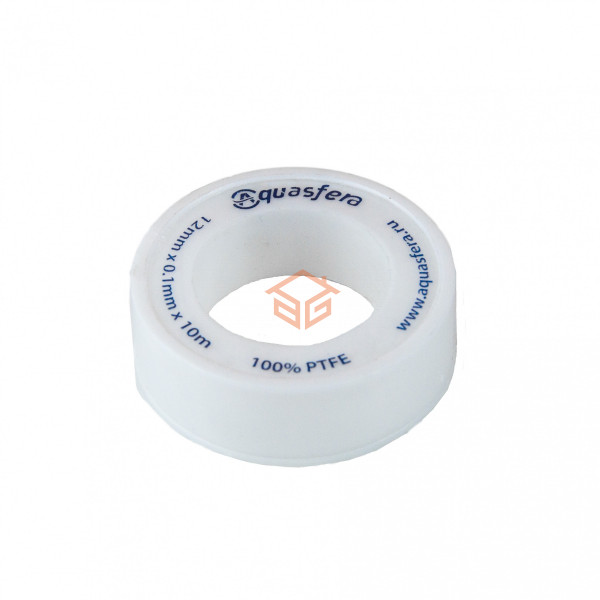Лента ФУМ PTFE 6020 12ммх0,1ммх10м катушка среда: вода Aquasfera