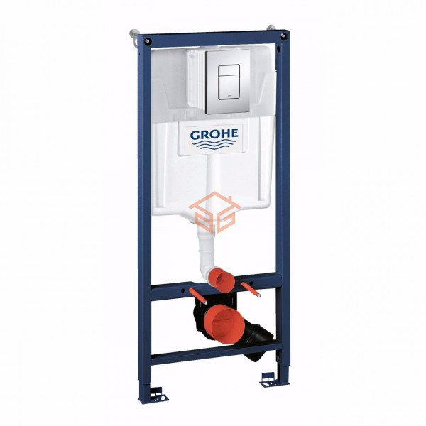 Инсталляция Rapid SL для подвесного унитаза с кнопкой смыва Skate Cosmopolitan Grohe 38772001