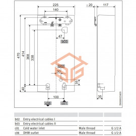 Водонагреватель электрический проточный HDB-E 12 Si Stiebel Eltron 232003
