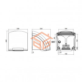Электросушитель для рук HTE 4 Stiebel Eltron