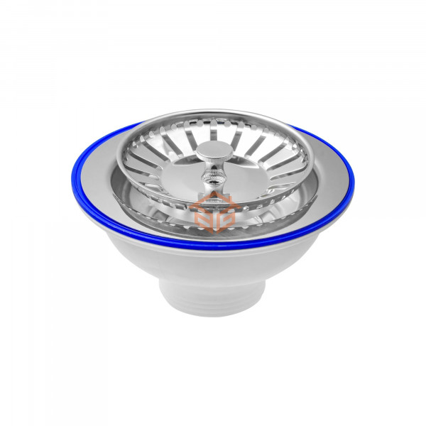Выпуск для кухонной мойки 3 1/2" с нержавеющей решёткой Unicorn E150