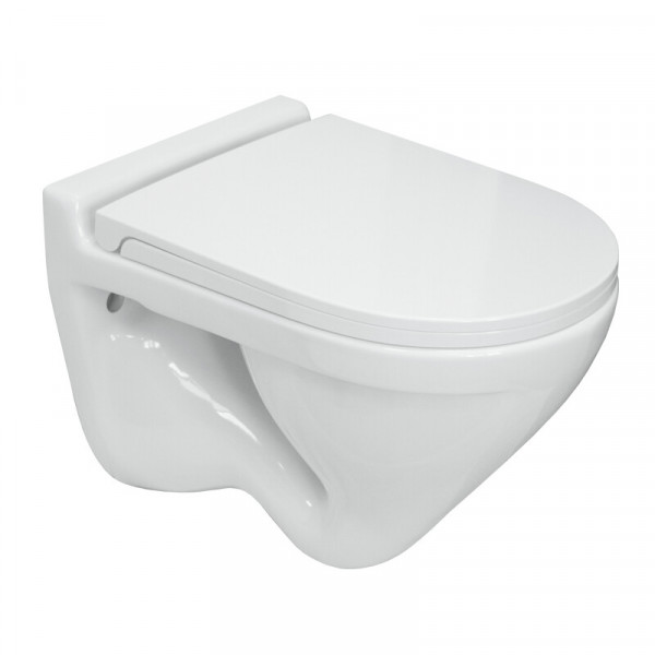 Унитаз подвесной горизонт/выпуск дюропласт микролифт белый Attica Sanita Luxe WC.WH/Attica/DM/WHT.G/S1