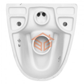 Унитаз подвесной горизонт/выпуск дюропласт микролифт белый Best Sanita Luxe WC.WH/Best/DM/WHT.G/S1