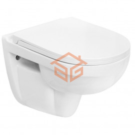 Унитаз подвесной горизонт/выпуск дюропласт микролифт белый Best Sanita Luxe WC.WH/Best/DM/WHT.G/S1