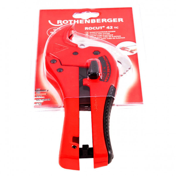 Ножницы для резки PP-R,ПЭ,PE-X,ПБ,ПВДФ труб ROCUT 42 ТС Дн 0-42мм Rothenberger 52000