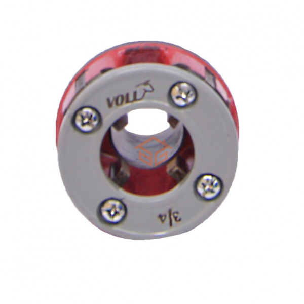 Головка резьбонарезная для клуппа 3/4" BSPT VOLL 2.00042