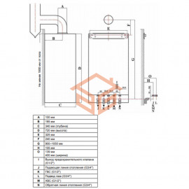 Котел настенный газовый 24 кВт FGG-K Wolf 2485092