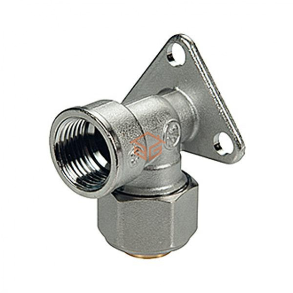 Водорозетка для МП/PE-X труб латунь хром обжим Дн 20х1/2" ВР R572AM Giacomini R572MX057